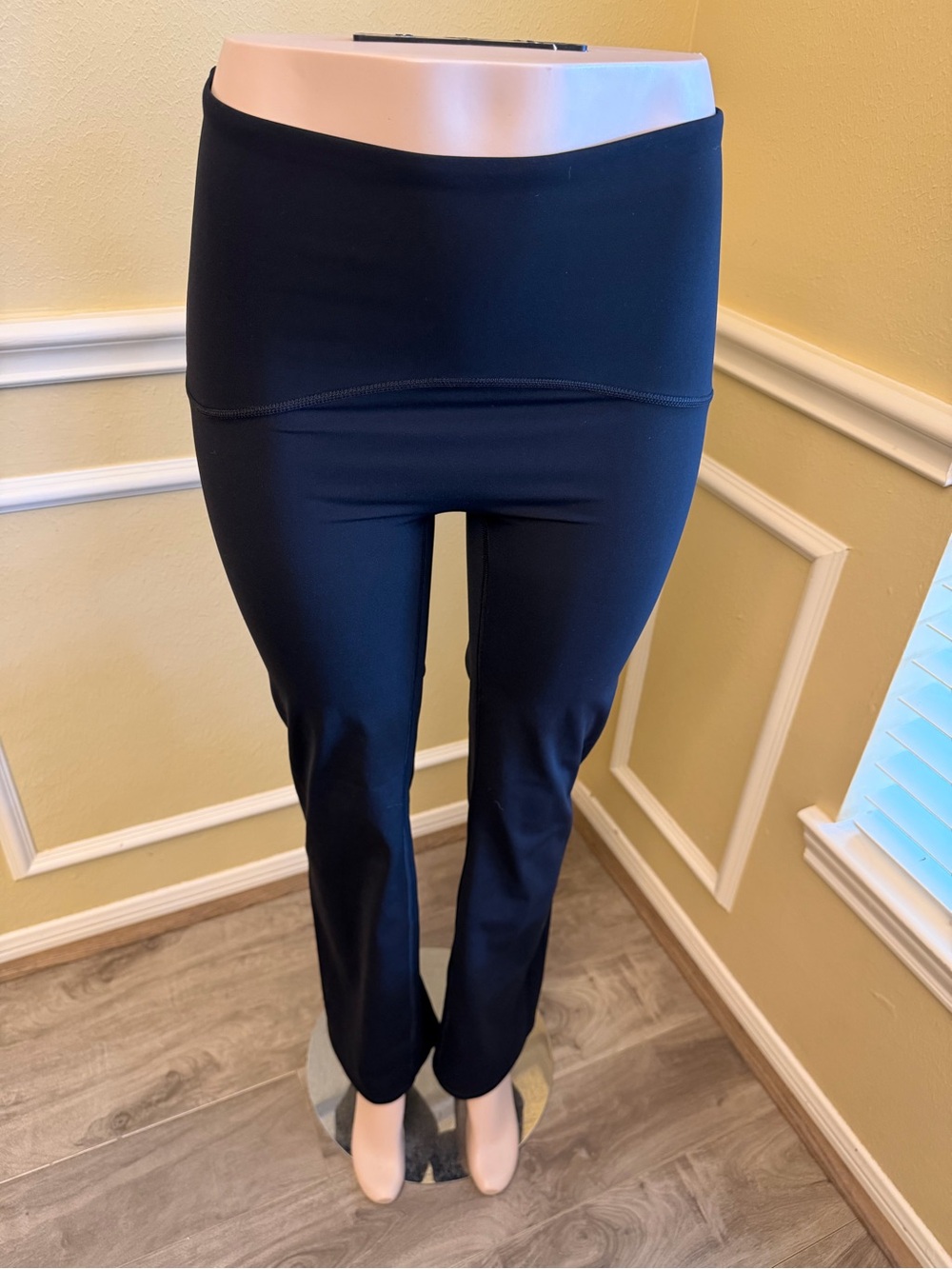 SPANX Black Boot-Cut High-Waist Flattering Pants